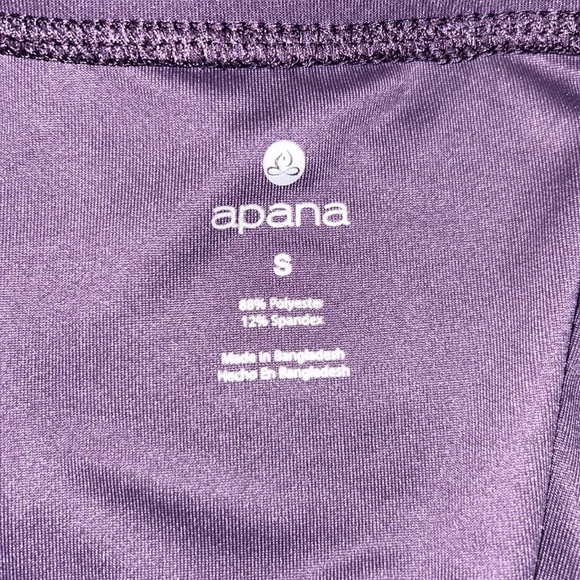 Apana Purple Workout/Yoga/Performance Full Zip Up Jacket Size Small - EUC - Picture 5 of 10